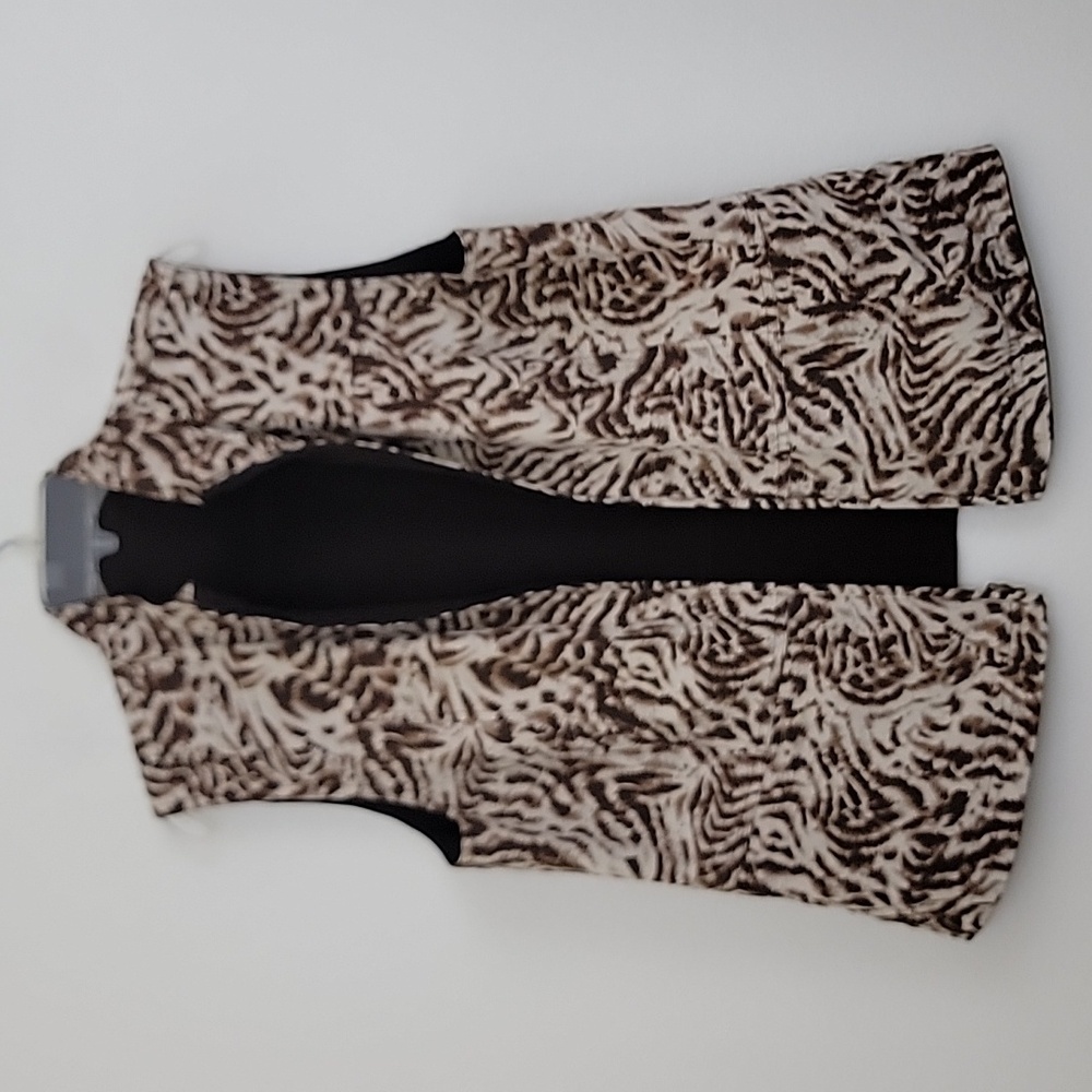 Unbranded Reversible Brown Animal Print Vest M/L